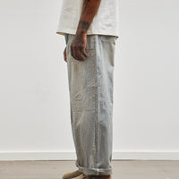Kapital LIBERTY Hickoree FATIGUE Baggy Pants (RUSHFILED Remake), Hickoree