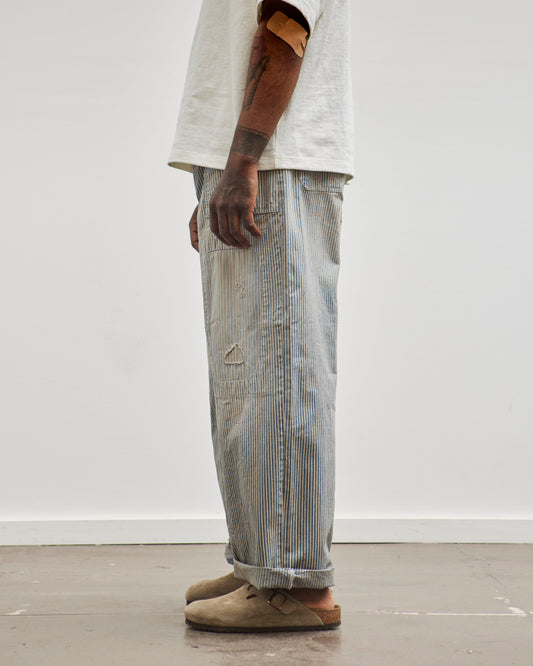 Kapital LIBERTY Hickoree FATIGUE Baggy Pants (RUSHFILED Remake), Hickoree