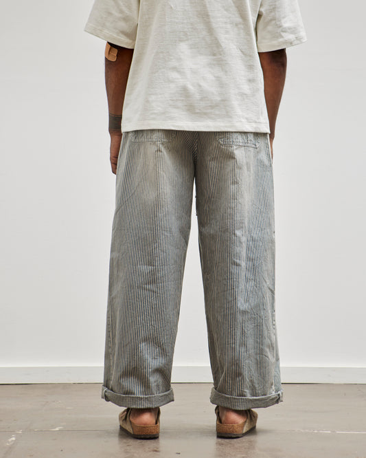 Kapital LIBERTY Hickoree FATIGUE Baggy Pants (RUSHFILED Remake), Hickoree