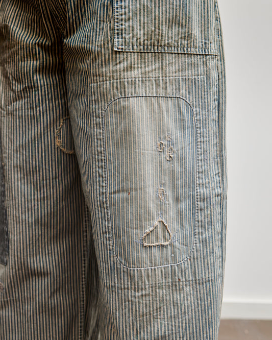 Kapital LIBERTY Hickoree FATIGUE Baggy Pants (RUSHFILED Remake), Hickoree
