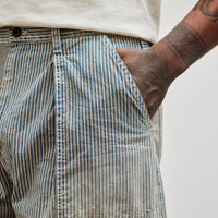 Kapital LIBERTY Hickoree FATIGUE Baggy Pants (RUSHFILED Remake), Hickoree