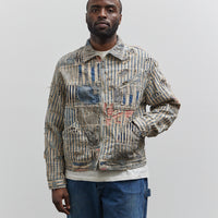 Kapital Liberty Boro Zip Up Blouson, Hickoree