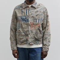 Kapital Liberty Boro Zip Up Blouson, Hickoree