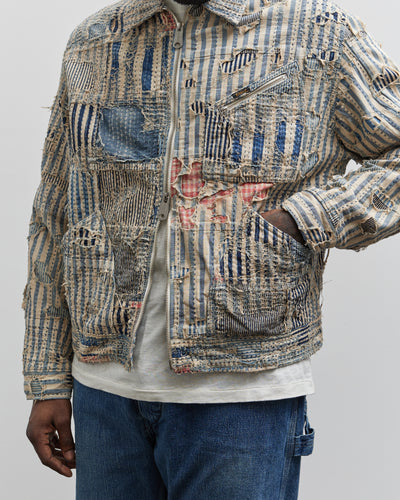 Kapital Liberty Boro Zip Up Blouson, Hickoree