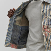 Kapital Liberty Boro Zip Up Blouson, Hickoree