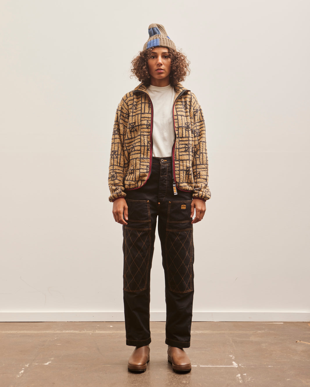 Kapital Canvas W Knee Rookie Painter Pants (2TONE)