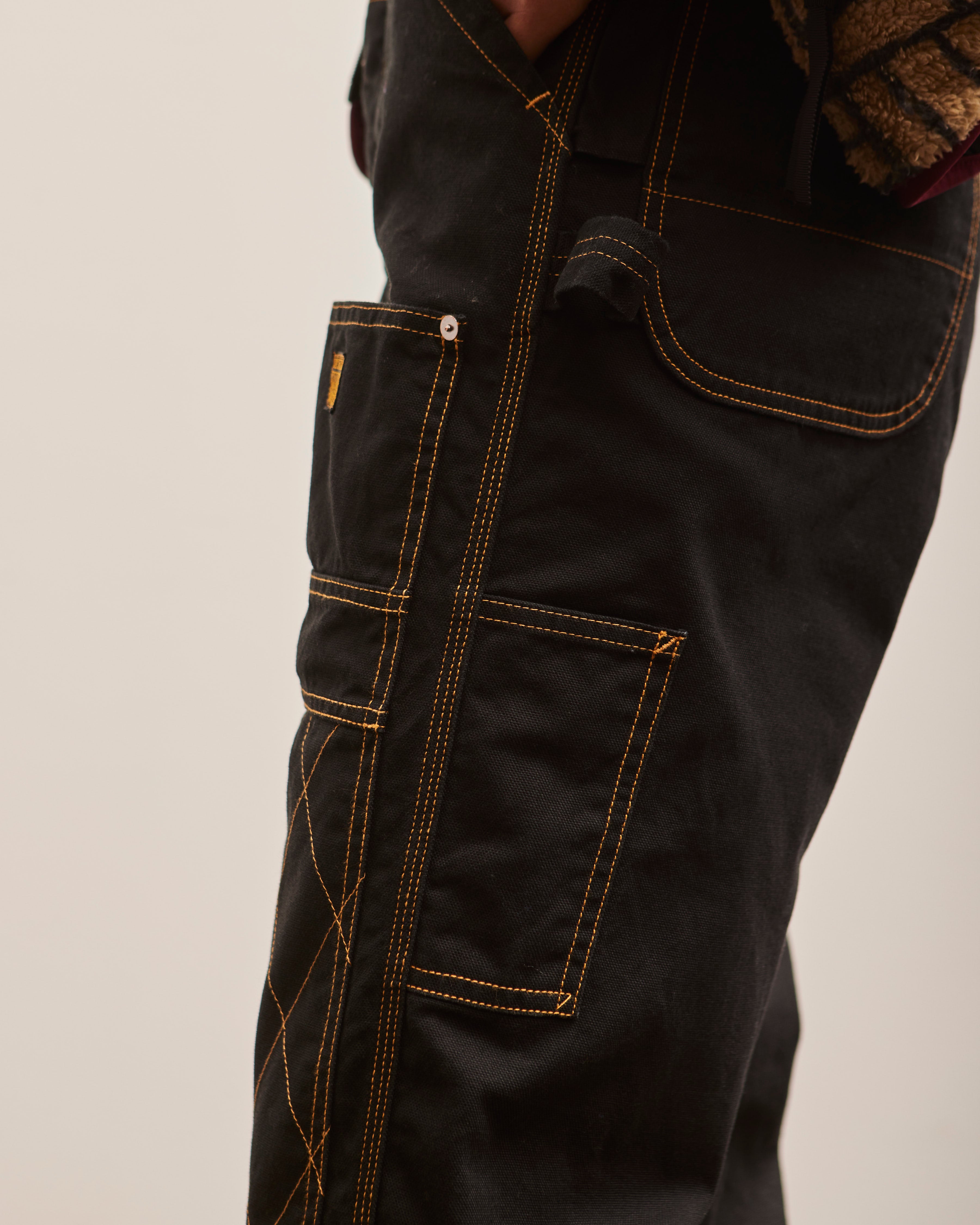 Kapital Light Canvas Lumber Pants, Black – Glasswing Kapital Light Canvas Lumber Pants, Black – Glasswing