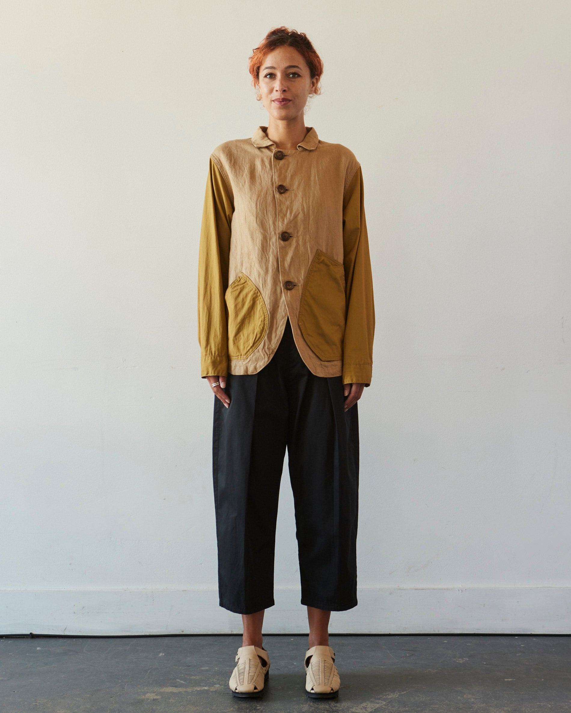 Kapital Linen Chino Cloth Ringoman Coverall, Beige – Glasswing