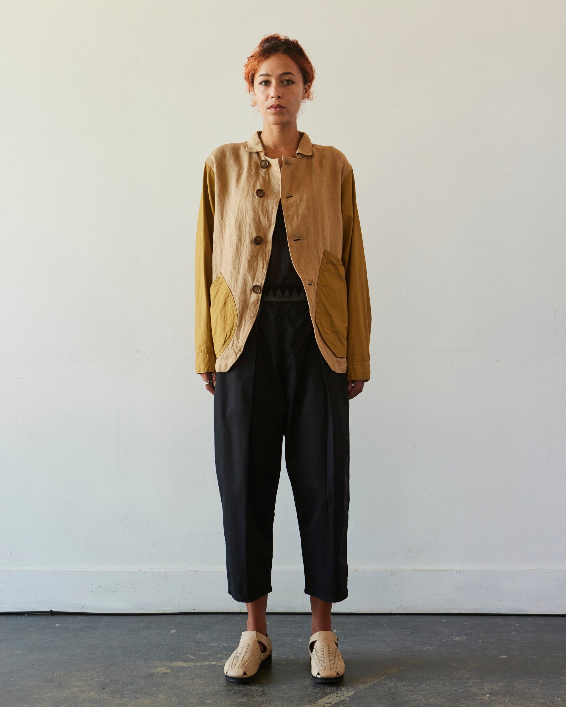 Kapital Linen Chino Cloth Ringoman Coverall, Beige – Glasswing