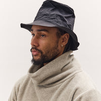 Kapital Nylon Konbu Pork Pie Camp Hat, Black