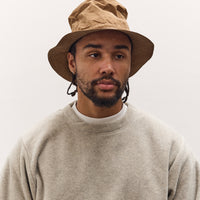 Kapital Nylon Konbu Pork Pie Camp Hat, Gold