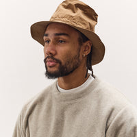 Kapital Nylon Konbu Pork Pie Camp Hat, Gold