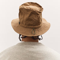 Kapital Nylon Konbu Pork Pie Camp Hat, Gold