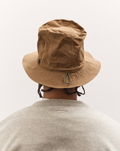 Kapital Nylon Konbu Pork Pie Camp Hat, Gold