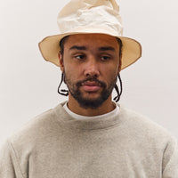 Kapital Nylon Konbu Pork Pie Camp Hat, White