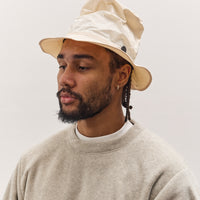 Kapital Nylon Konbu Pork Pie Camp Hat, White