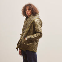 Kapital Nylon Quilting RING Coat, Khaki