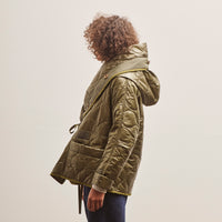 Kapital Nylon Quilting RING Coat, Khaki