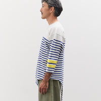 Kapital Panel Stripe Jersey SWIM Football T, White