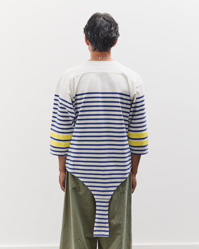 Kapital Panel Stripe Jersey SWIM Football T, White