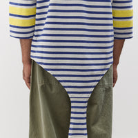 Kapital Panel Stripe Jersey SWIM Football T, White