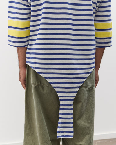 Kapital Panel Stripe Jersey SWIM Football T, White