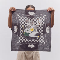 Rainskull No Woman No Cry Bandana, Black Check