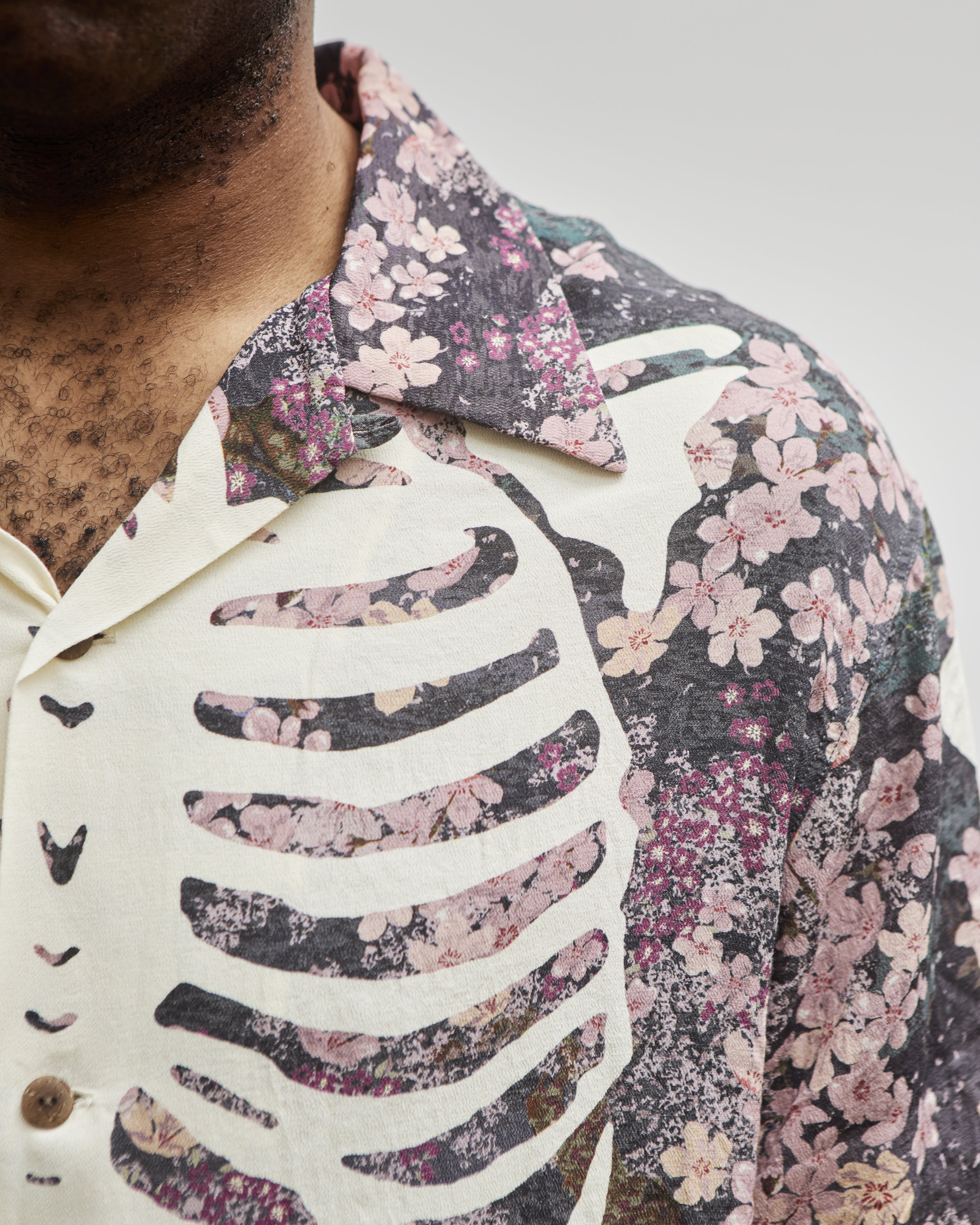 Kapital プロフィール レインボーボタンシャツ Kapital Rain Smiley Long Sleeve Shirt - Blue – Love Adorned