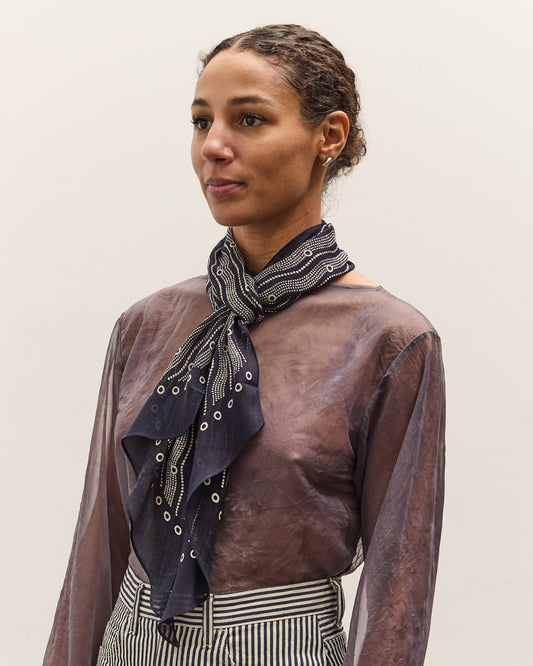 Kapital Rayon Soufflemon Stole, Navy