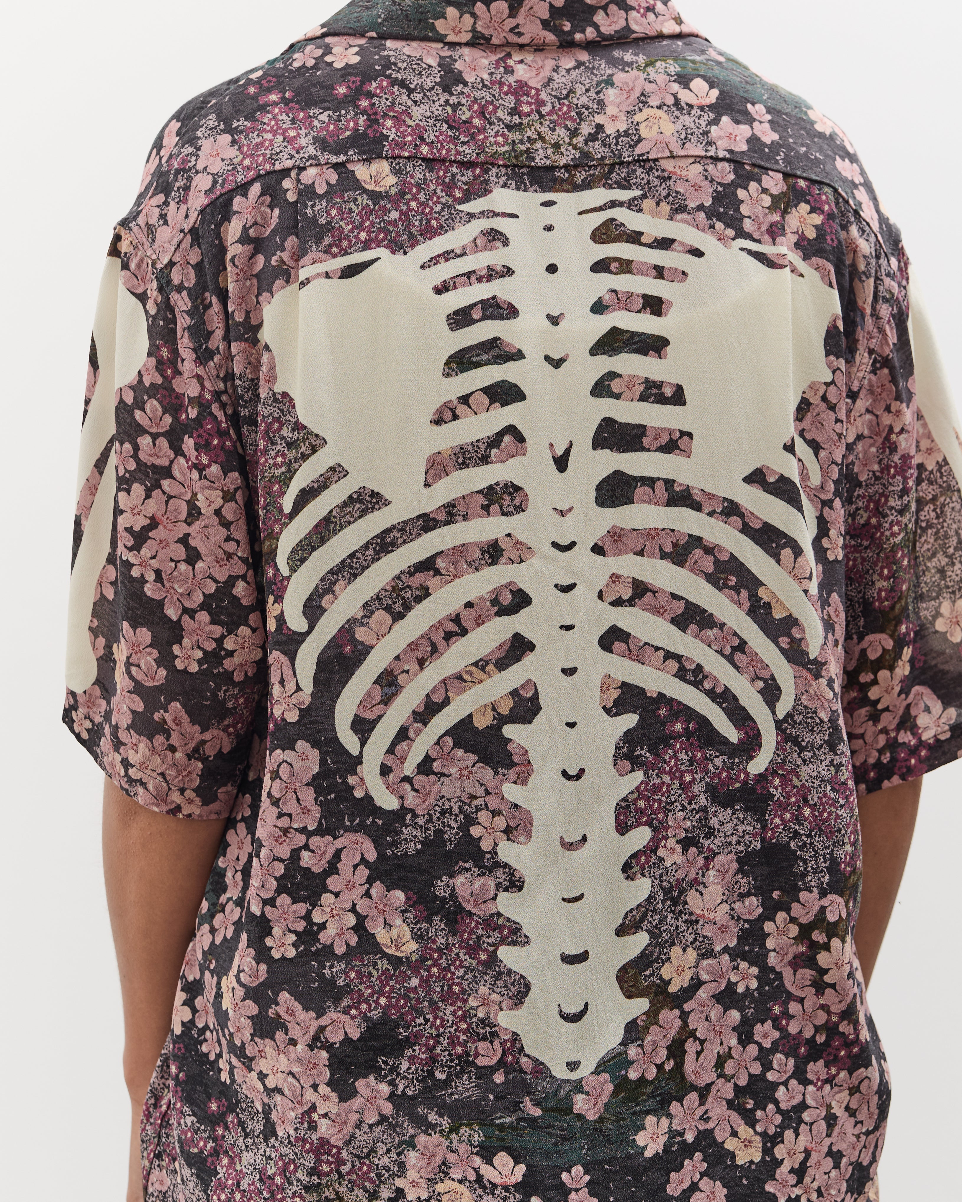 Kapital Rayon SAKURA-BONE Aloha Shirt, I-B – Glasswing