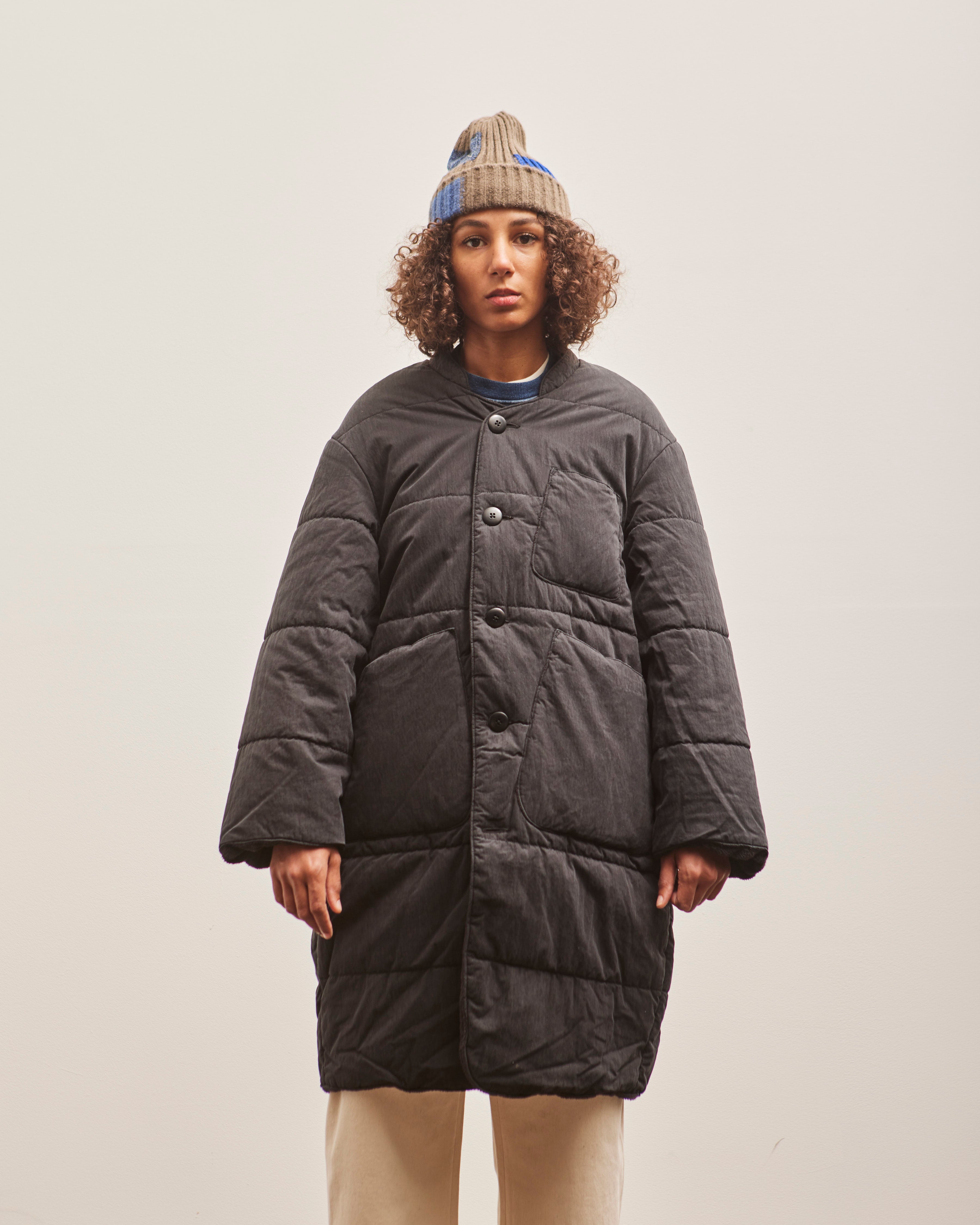 kapital ECO裏毛WAPI SABI FOR PEACE アーカイブ希少 Kapital Ripstop Quilt SAMU Coat, Black – Glasswing