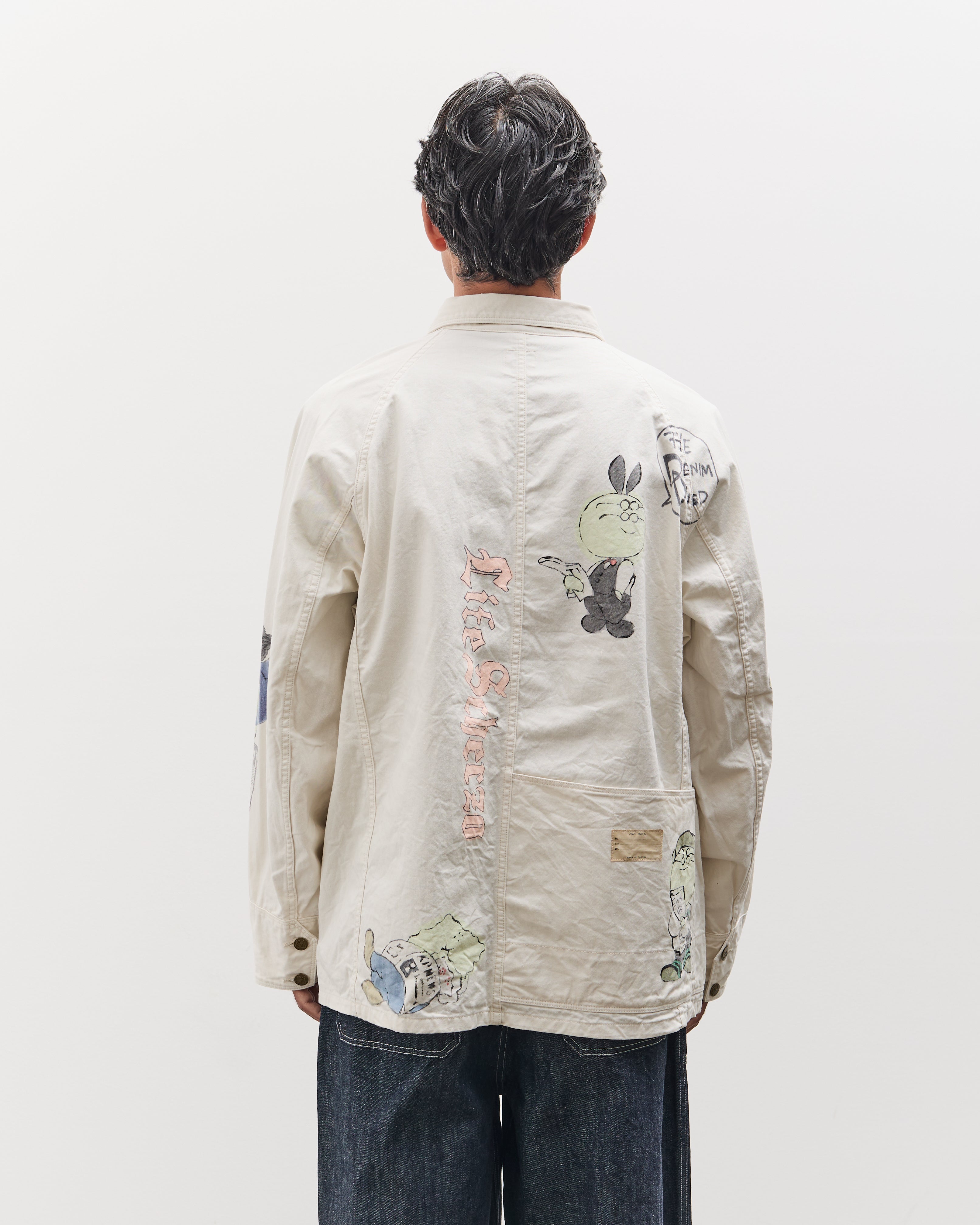 Kapital Rough-Face Twill CACTUS BEER JKT (Memorial Paint Model