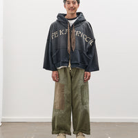 Kapital SWT Knit DEVIL Hoodie Blouson (LIFE KAPRICCIO), Black