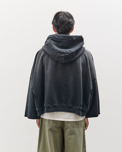 Kapital SWT Knit DEVIL Hoodie Blouson (LIFE KAPRICCIO), Black