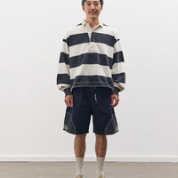 Kapital 10oz Denim EASY Short Pants, Furoshiki Embroidery IDG