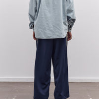 Kapital Smooth Jersey Baggy Track Pants Unisex (BannerStripe), Navy