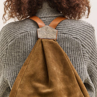 Kapital Suede Herby Medicine Rucksack, Beige