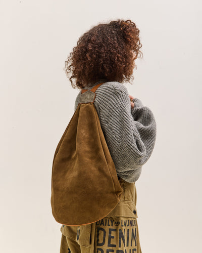 Kapital Suede Herby Medicine Rucksack, Beige