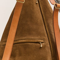 Kapital Suede Herby Medicine Rucksack, Beige