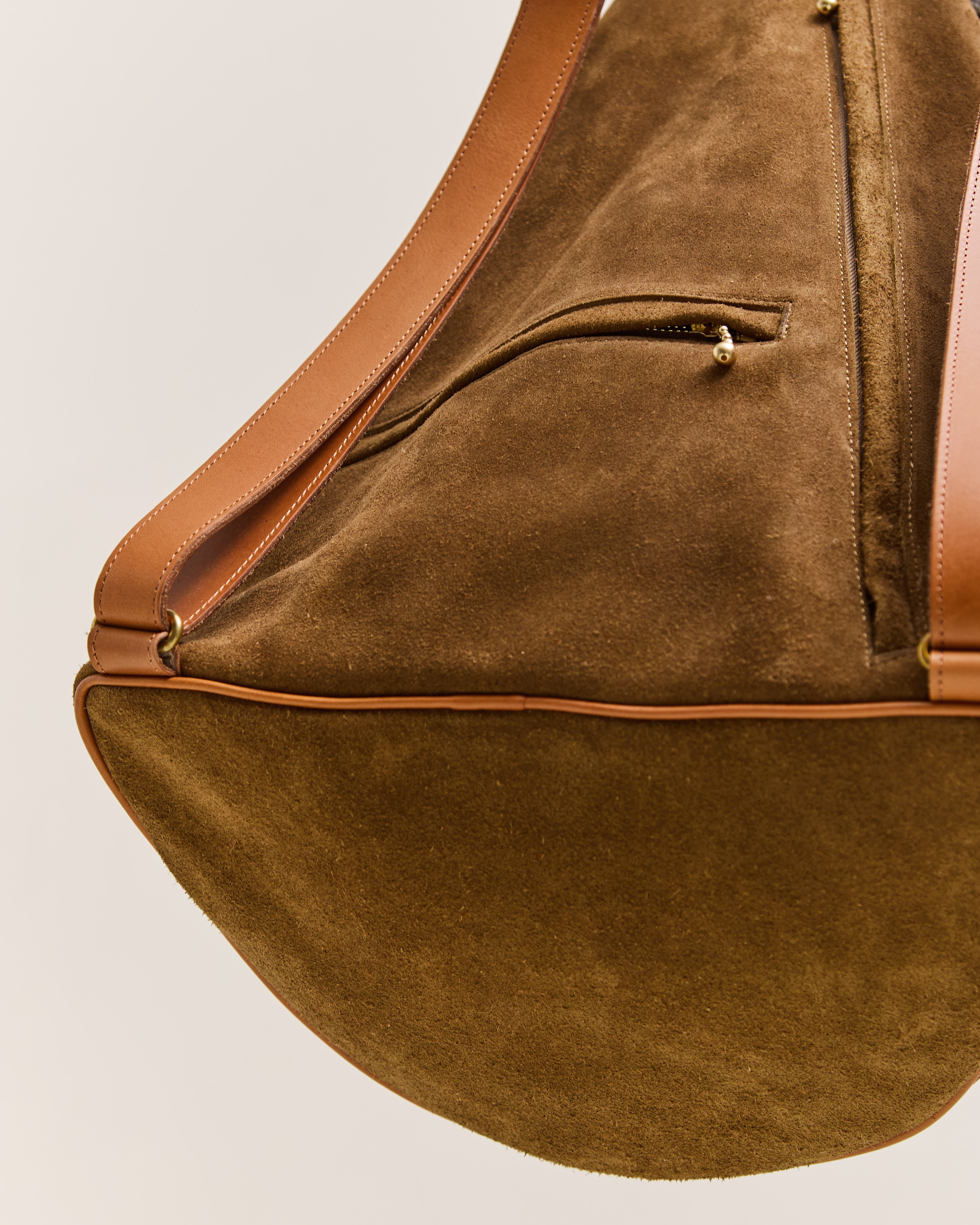 Kapital Suede Herby Medicine Rucksack, Beige – Glasswing