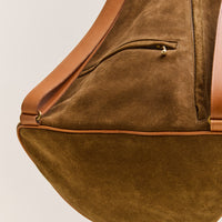 Kapital Suede Herby Medicine Rucksack, Beige