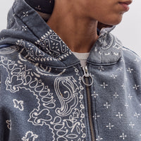 Kapital Swt Knit Bandana Bivouac Hooded Blouson, Black