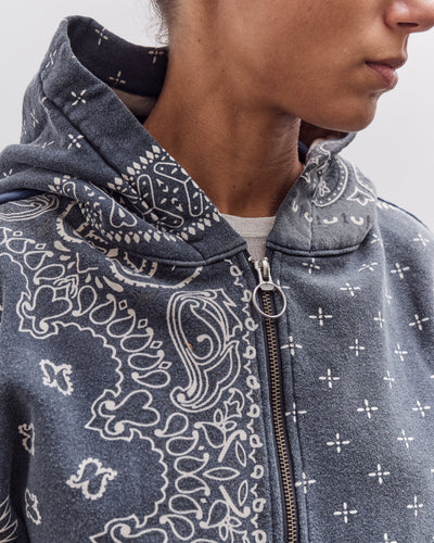 Kapital Swt Knit Bandana Bivouac Hooded Blouson, Black