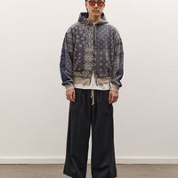 Kapital Swt Knit Bandana Bivouac Hooded Blouson, Black