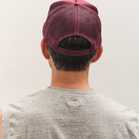 Kapital TH.D.D. Track Cap, Burgundy x BLK