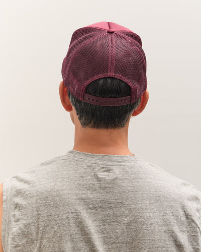 Kapital TH.D.D. Track Cap, Burgundy x BLK