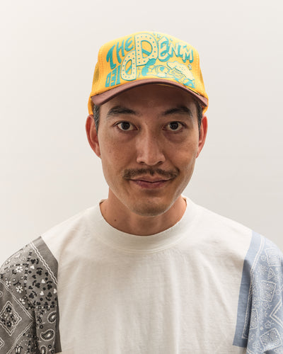 Kapital TH.D.D. Track Cap, GOLD x BROW