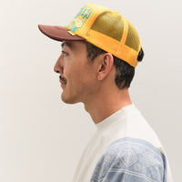 Kapital TH.D.D. Track Cap, GOLD x BROW