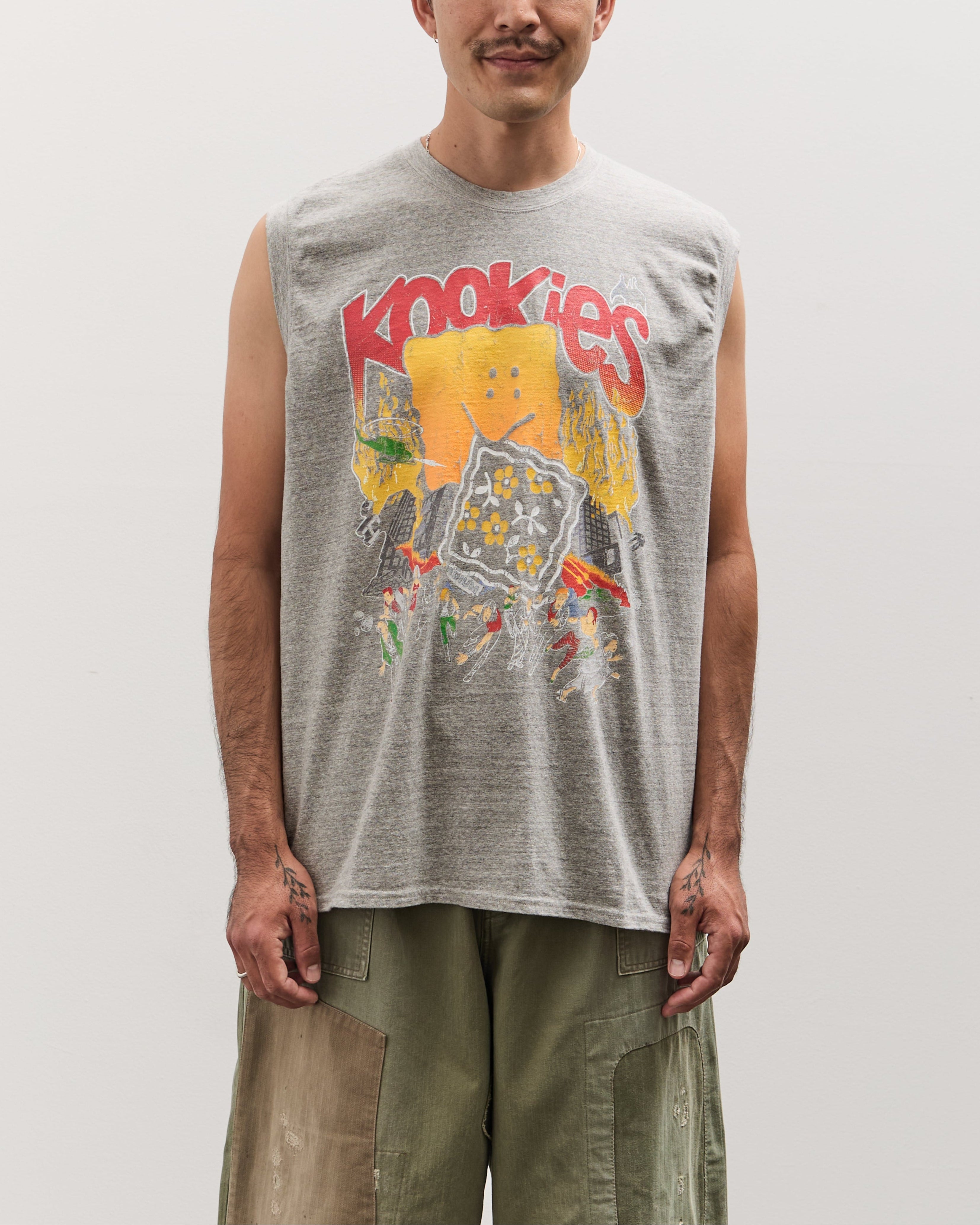 Kapital Unisex TOP Jersey Non-Sleeve BIG-T (BUSTER PECKISH