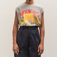 Kapital TOP Jersey Non-Sleeve BIG-T (BUSTER PECKISH BOWY), Gray